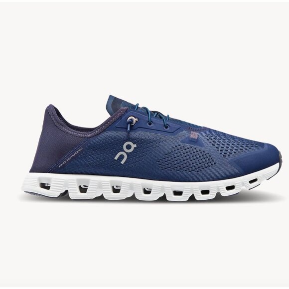 On Running Other - On Running Cloud 5 Coast Denim Midnight Athletic Shoes Navy and White Size 11